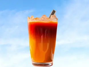 A healthy drink option morning meditation with all organic ingredients