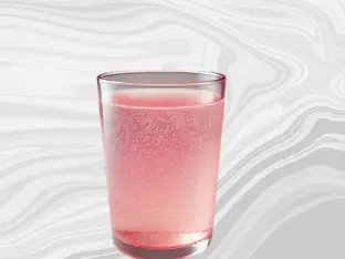 freshly made cocktail with lemonade